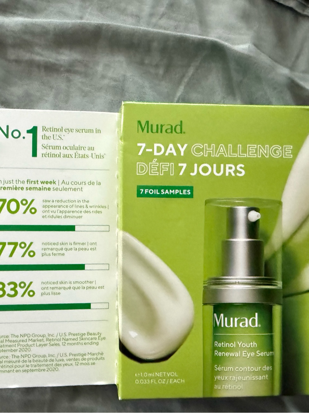 Murad Retinol Eye Serum Kit -7 day challenge